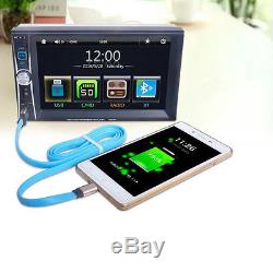 6.6/" 2DIN Car MP5 Player Bluetooth MP3//MP4//Audio//Video//USB Rearview+Camera