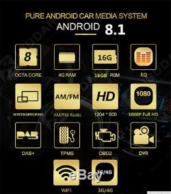 10.1 1Din Android 8.1 Car Stereo Radio GPS Wifi 8-Core RDS DVB RAM2GB ROM16GB