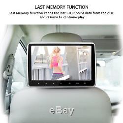 10.1 HD TFT Headrest DVD Player Car Multimedia Back Seat Entertainment Monitor