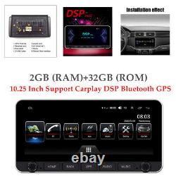 10.25''Car Carplay DSP Bluetooth GPS Navigation WIFI Integrated Machine 2+32GB