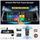 10 Full Touch Ips 4g Car Dvr Dual Camera Android Mirror Gps Bluetooth Wifi Adas