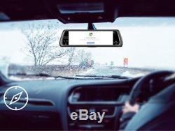 10'' Full Touch IPS 4G Car SUV DVR Dash Cam Dual Lens Android GPS Bluetooth ADAS