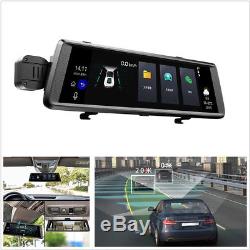10 HD Car DVR Android 5.0 3G Wifi GPS Navigator Rear View Mirror Video Recorder