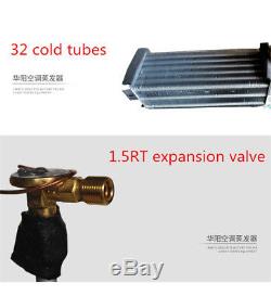 12V 32 Pass 4 Coil Car Autos A/C Underdash Evaporator Compressor Air Conditioner