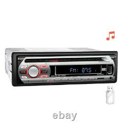 12V Single 1 DIN Car Stereo FM Radio Bluetooth DVD VCD CD MP3 USB AUX FM In-dash