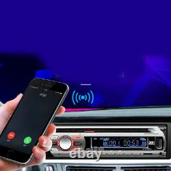 12V Single 1DIN Car Stereo Radio Bluetooth DVD CD MP3 SD/USB AUX FM In-dash Kit