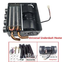 12V Universal Truck Underdash Compact Heater 12Pcs Pure Copper Tube Speed Switch