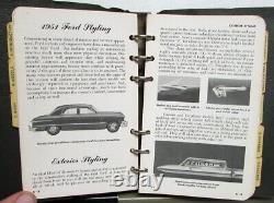 1951 Ford Dealer Data Book Deluxe Custom Crestliner V-8 Six Country Squire