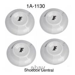 1951 Ford Shoebox Hubcaps Set of 4 NEW