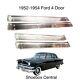 1952 1953 1954 Ford 4 Door Scuff Sill Plates Set Of Four
