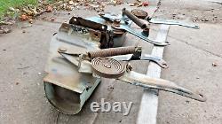 1952 1953 1954 Ford HOOD HINGES with SPRINGS Original pair Mercury