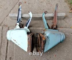 1952 1953 1954 Ford HOOD HINGES with SPRINGS Original pair Mercury