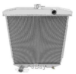 1954-1956 Ford Country Squire Aluminum 3 Row Champion Radiator & 16 Fan