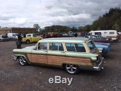 1955 ford country squire station wagon v8 hotrod auto woodie woody barnfind vw