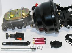 1957-72 Ford Car Truck Drum Drum Power Brake Booster Master Cylinder & Valve Kit