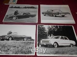 1962 Ford Thunderbird Galaxie Falcon Country Squire Rare Showroom Wall Signs Lot