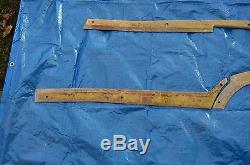 1966 ford country squire wood grain side molding complete set driver side left