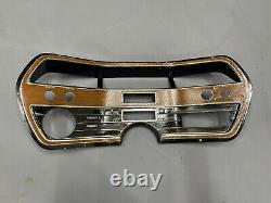 1969 1970 Ford Galaxie LTD automatic Dash Cluster Plate Bezel Country Squire OEM