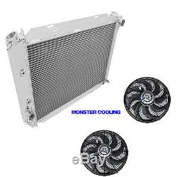 1969-1971 Ford Country Sedan or Squire 3 Row CHAMPION Radiator & 12 Dual Fans