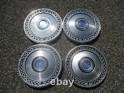 1975 to 1978 Ford Galaxie Country Squire LTD hubcaps wheel covers blue centers