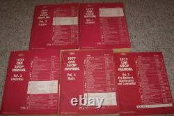 1977 Ford LTD, Country Squire, LTD II & Ranchero Shop Service Repair Manual Set