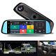 1pcs 4g Touch Gps Car Dvr Camera Mirror Gps Bluetooth Wifi Android 5.1 Dual Lens