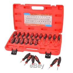 23pc Car Wire Terminal Connector Release Removal Tool Crimp Pin Extractor with Box