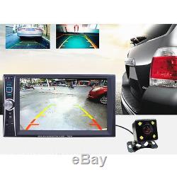 2DIN 6.6Double Car DVD Player Bluetooth MP3/MP4/Audio/Video/USB Rearview+Camera