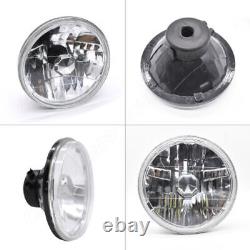2X 7'' Round LED Headlights for 1953-1957 Chevrolet Bel Air/150/210 Impala Ford