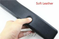 2x Foldable Car Seat Armrest Left+Right Arm Bracket Foam Black with Clamp fittings