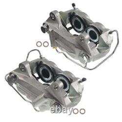 2x Front (Pair) Brake Calipers 4 Pistons for Ford Lincoln Mercury 1965-1967