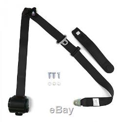 2x Universal 3 Point Retractable Auto Car Seat Belt Lap Shoulder Adjustable U. S