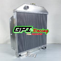 3 ROW Aluminum Radiator For 1949-1953 FORD CAR SEDAN Country Squire Chevy Engine