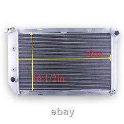 3 Row Aluminum Radiator for 1971-1973 Ford Mustang Fairlane Torino LTD Cougar V8