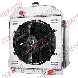 3 Row Radiator Shroud Fan For 1949-1953 50 Ford Country Squire Sedan Consul CAR