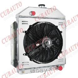 3 Row Radiator Shroud Fan For 1949-1953 50 Ford Country Squire Sedan Consul CAR