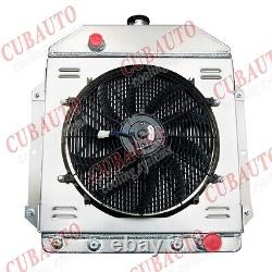 3 Row Radiator Shroud Fan For 1949-1953 50 Ford Country Squire Sedan Consul CAR