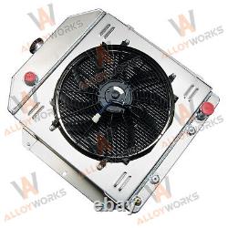 3 Row Radiator Shroud Fan For 1949-1953 51 Ford Country Squire Sedan Consul CAR
