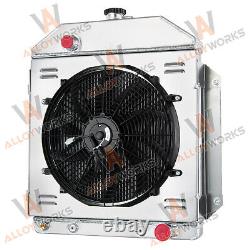 3 Row Radiator Shroud Fan For 1949-1953 52 Ford Country Squire Sedan Consul CAR