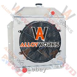 3 Row Radiator Shroud Fan For 1949-53 Ford Country Sedan Squire Ford Engine 4.2L