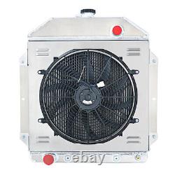 3 Row Radiator Shroud Fan For 1950-1953 Ford Country Squire/Sedan Chevy Engine