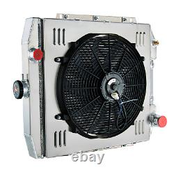 3 Row Radiator Shroud Fan For 1954-1956 1955 Ford Fairline Country Squire V8 USA