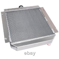 3 Row Radiator Shroud Fan For 1954-56 Ford Country Squire Courier Sedan Delivery