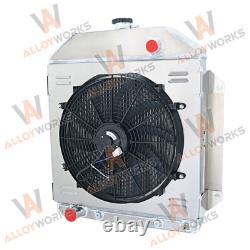 3 Row Radiator Shroud Fan For 49-53 Ford Country Squire Sedan Cars Chevy Engine