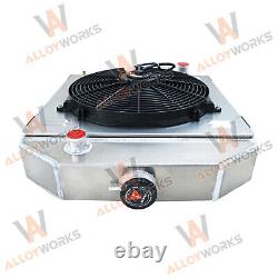 3 Row Radiator Shroud Fan For 49-53 Ford Country Squire Sedan Cars Chevy Engine