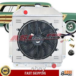 3 Row Radiator Shroud Fan fits 1949-1953 52 Ford Country Squire Sedan 3.5L-4.2L