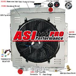 3 Row Radiator Shroud Fan for 1954-1956 Ford Country Squire 3.9L 5.1L V8
