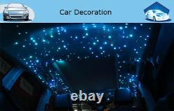 300Pcs DIY Car Led Ceiling Light Fiber Optic Star Car Romantic Decoration Light