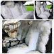 3pcs Genuine Australian Sheepskin Fur Car Seat Protector Covers Warm Comfortable