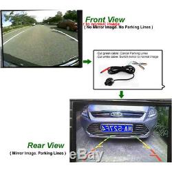 4 Camera Car Parking Kit Full View Front/Left/Right/ Rear Cam System Multiplexer